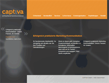 Tablet Screenshot of captiva.ch